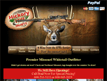 Tablet Screenshot of hickoryhillhunts.com